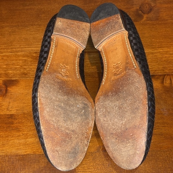 MEZLAN Tuxedo Woven Silk Formal unisex Dress Loafer Shoe Unisex mens 9 womens 10 - Picture 9 of 15